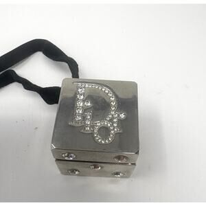 Christian Dior Play Swarovski Diamond Cube Lip Gloss Charm 151 NWB